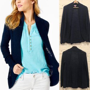 Lilly Pulitzer Amalie Open-Front Cardigan Sz M